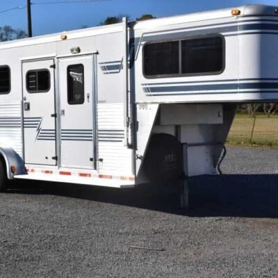 Used 1998 Silver Star 2HGN 2 Horse Trailer with 6' Short Wall Online | R-H Container Service