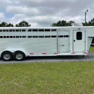 Used 2022 Shadow STK Stock Trailer with 8′ Short Wall Online | R-H Container Service